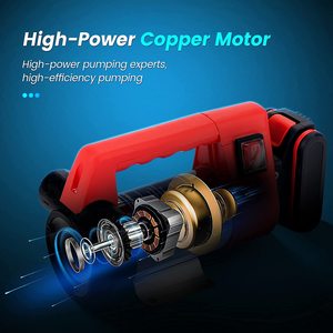 Bomba <span class=keywords><strong>de</strong></span> transferencia <span class=keywords><strong>de</strong></span> combustible portátil para uso comercial, dispositivo inalámbrico <span class=keywords><strong>de</strong></span> queroseno biodiésel <span class=keywords><strong>de</strong></span> 12 GPM autocebante, con batería <span class=keywords><strong>de</strong></span> litio <span class=keywords><strong>de</strong></span> 2500mAh - Product Image 6