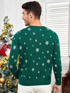 2026 NEW KJ Family Parent-child Holiday Party Knitted Xmas Couple Ugly Winter <strong>Cheap</strong> Family <strong>Christmas</strong> <strong>Jumpers</strong> - Product Image 5