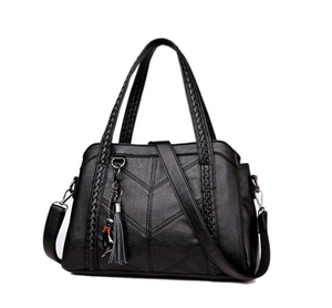 Sacs à main en Faux <span class=keywords><strong>cuir</strong></span> <span class=keywords><strong>souple</strong></span> pour femmes, sacoches Hobo élégantes, <span class=keywords><strong>sac</strong></span> à main et pochettes pour dames, nouvelle collection, - Product Image 3