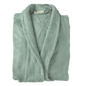 Albornoz de hotel tamaño King de felpa, bata de algodón duradera con bolsillos grandes para huéspedes corpulentos en alojamientos de hotel - Product Image 4