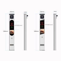Solutions de contrôle d'accès d'entrée et de sortie Système de paiement de parking automatique intelligent Système de capteur de porte de barrière de stationnement
