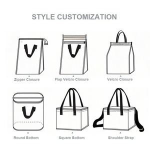 Large Capacity Soft Cooler Bag Cooler Bag Picnic Hiking Camping Waterproof Non Woven Insulated Cooler Bag - Product Image 5