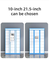 Casier de rangement intelligent Zoxin pour bagages avec système de reconnaissance faciale, serrure électronique, armoire multi-portes en acier personnalisée, montage au sol