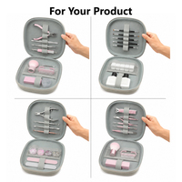 Étui rigide portable pour outils de manucure EVA, sac de rangement pour perceuse à ongles, kits de perceuse à ongles, pinceaux pour vernis gel, personnalisable
