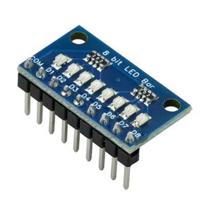 Módulo Indicador LED de Cátodo Común Azul de 8 Bits, 3.3V <span class=keywords><strong>5V</strong></span>, Kit de Bricolaje para Raspberry Pi 4 <span class=keywords><strong>Nodemcu</strong></span> <span class=keywords><strong>V3</strong></span> - Product Image 3