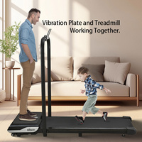 Nouveau tapis roulant mécanique de grande taille avec moteur de 0,65 CV, vitesse de 1 à 8 km/h, écran LED, sans moniteur de fréquence cardiaque, pour la maison et la salle de sport