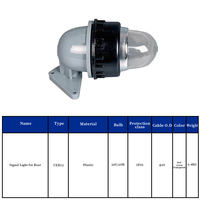 Lampe de signalisation marine CXH12, boîtier en plastique, support de lampe B15d, 24V 25W IP55 pour bateau, yacht, petit navire, lampe de signalisation de navigation