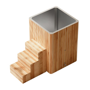 Jacuzzi y Bañera de Inmersión Fría Personalizada en Uno, Bañera de Hielo Doble para Terapia en Casa, Bañera de Hielo Ecológica de Madera - Product Image 1