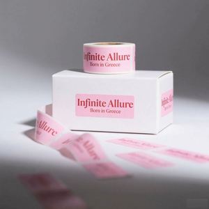 Private Custom Brand Waterproof Vinyl 3D Adhesive UV <b>Transfer</b> <b>Stickers</b> for Candle Craft Photo Frame Packaging Bags - Product Image 4