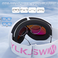 Gafas de Snowboard YL-SKI300 con Certificación CE, Ventilación Bidireccional y Lentes Resistentes a Impactos para Mayor Seguridad