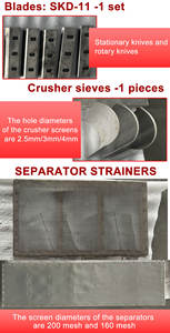 <span class=keywords><strong>Mini</strong></span> Granulatore Elettrico Compatto per il Riciclaggio di Rottami di Rame Macchina per la Frantumazione di Fili di Rame Tritacavi Spellafili per Granuli di Rame - Product Image 4