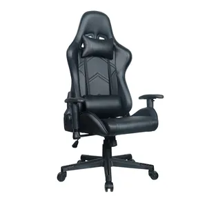 Sillas para juegos con altavoces Bluetooth Reposapiés de carreras de cuero barato Razer Gaming Player Chair PC