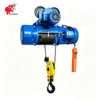 Promotion : Treuil électrique à câble en acier type CD1, vitesse unique, 8 m/min, 3, 5, 8, 10 tonnes, pour la manutention de matériaux