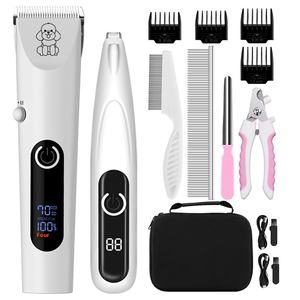 Tondeuses électriques pour animaux de compagnie Rasoir à cheveux pour chiens et chats à piles Outil de coupe de cheveux en plastique pour chats - Product Image 6