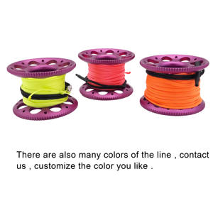Özel Logo alüminyum alaşımlı 15M 30M parmak makarası dalış makara, dalış ekipmanları parmak Spool. - Product Image 5