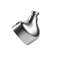 Boîtier d'écouteurs intra-auriculaires en aluminium CNC personnalisé pour écouteurs Hi-Fi, boîtier métallique pour écouteurs de monitoring DIY