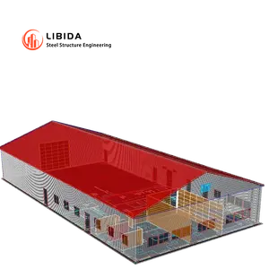 China Structural Steel Plant Factory Building Shed Design Price Fabrication Layout Low Cost Prefab Industrial Shed