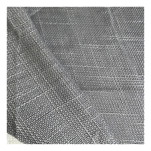 Cortina de gasa de CC-5888-Z12-050 para sala de estar, tela de gasa cruzada de aspecto de lino, 100% poliéster - Product Image 2