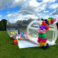 Ballons de fête pour enfants, maison amusante, dôme géant transparent gonflable en cristal, tente à bulles, ballons à bulles gonflables transparents, maison