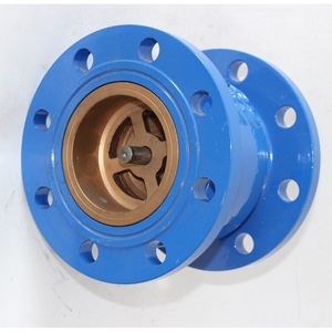 Válvula de Retención Silenciosa Longyao Shuangyong HX41X-16Q de Hierro Dúctil, Anti-reflujo, para Agua, Estructura de Una Sola Membrana - Product Image 5