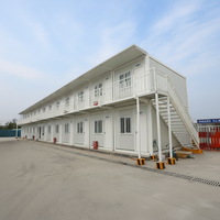 TOPPRE-Villa Conteneur Modulaire 3 Chambres à Coucher Maison Préfabriquée 2 Étages Mini Maisons Mobile Maisons Conteneur de Luxe Détachables