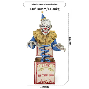 Décoration d'<span class=keywords><strong>Halloween</strong></span> animée pour extérieur : Joker électrique à induction, figurine de clown pour parc d'attractions - Product Image 5