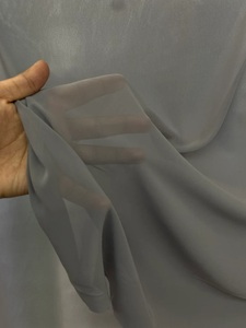 Mousseline de soie blanche pour la couture au mètre, tissu en mousseline de soie douce et mate pour robes de mariée, décoration, robes, douce et mate Premium - Product Image 3