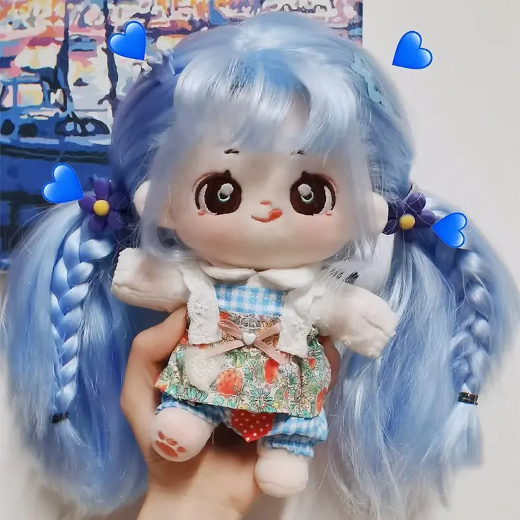 Deeblue Factory custom 3D face plush doll 20cm Kpop plush doll stuffed star toys for girl