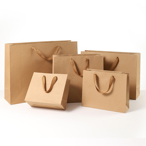 KAKA Bulk Mini piccolo regalo premio per il trasporto di carta Kraft borse per il commercio al dettaglio del profumo degli uomini su misura con il logo - Product Image 5