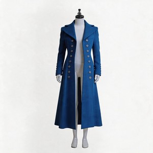Costume de sorcière gothique pour femmes, tenue de cosplay de style médiéval, tissu en polyester, vêtements de fête d'Halloween pour adultes - Product Image 3