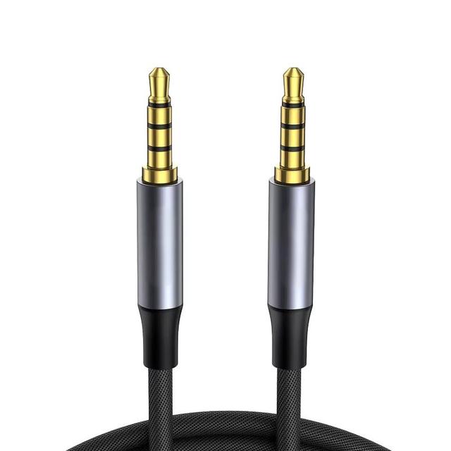 Custom 3.5 mm Male to Male Aux Audio Cable PVC Jacketed Stereo Audio Extension for Smartphone Tablet MP3 Player