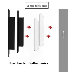 Tiradores de Plástico Autoadhesivos para Gabinetes, sin Perforación, para Cajones de Cocina, Armarios, <span class=keywords><strong>Ropero</strong></span>, Muebles del Hogar, Herrajes - Product Image 4