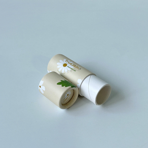 Tubes en papier à pousser en carton kraft biodégradable faits à la main de 10g contenants de déodorant pour baume à lèvres emballage de saveurs biologiques - Product Image 5