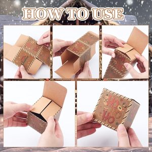 Thân Thiện Với Môi Quà Tặng Craft Hộp Giấy Gấp Logo In Ấn Thương Hiệu Các Tông Quà Tặng Bao Bì Hộp Với Tùy Chỉnh Chết Cắt Cửa Sổ - Product Image 3