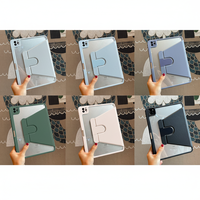 Coque de protection en acrylique anti-jaunissement pour iPad 11e génération A16, iPad Pro 11, Pro 13 M4 M5 2024 2025, Air 11, Air 13 pouces M2 M3 M4