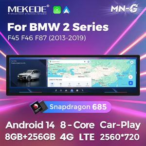 Autoradio Android MEKEDE Qualcomm Snapdragon 685 con schermo ultra-wide da 14.9 pollici per <span class=keywords><strong>BMW</strong></span> <span class=keywords><strong>F45</strong></span> F46 F87, DSP integrato, doppio Bluetooth, supporto funzione OEM. - Product Image 1