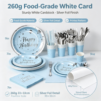 Service de table de fête d'anniversaire pour enfants de luxe Lanweier, en papier, style lapin et œuf, ensemble complet avec tous les accessoires, personnalisable