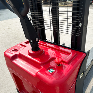 इलेक्ट्रिक पैलेट स्टेकर संकीर्ण गलियारे 1500 किलोग्राम 1.5 टी स्मार्ट पोर्टेबल हाथ लिथियम आयन बैटरी 3-9 मीटर उठाने ऊंचाई वाले गोदाम - Product Image 5