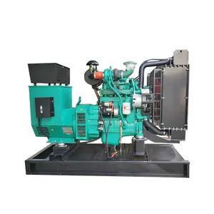 For Cummins 50KW 62.5KVA Open Type Diesel Generator Set Low Emission Energy Efficient Smart Automated Alternator For Home