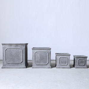 <span class=keywords><strong>Macetas</strong></span> <span class=keywords><strong>de</strong></span> Cemento y Magnesio para Plantas Verdes, Estilo Europeo, para Patio, Villa, Plaza, Estilo Moderno, Sencillas - Product Image 2