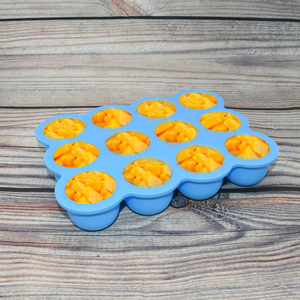 BHD BPA e Livre de PVC Recipiente de Alimento Do Bebê Não Tóxico Fácil Armazenamento De Alimentos Congelador Picolé Para Fora Do Bebê Do Silicone Bandejas - Product Image 3