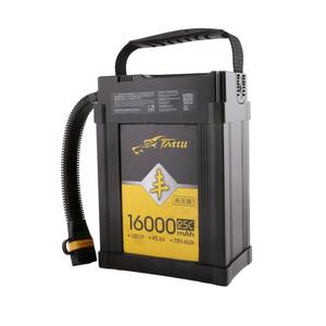 Batería Recargable de Polímero de Litio TATTU 16000mAh 25C 12S 45.6V para Drones, con Cables XT90/XT150, 500 Ciclos de Vida Útil, para DIY RC UAV - Product Image 1