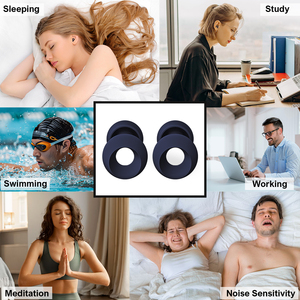 จุกอุดหูป้องกันเสียงรบกวนแบบสั่งทำพิเศษสำหรับงานปาร์ตี้ ป้องกันการได้ยิน ลดเสียงรบกวน จุกอุดหูซิลิโคนกันเสียง - Product Image 4