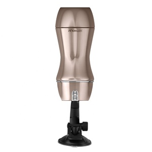 2016 Nuevo oro manos libres de succión eléctrica Vagina USB recargable masturbador hombre taza Juguetes - Product Image 2
