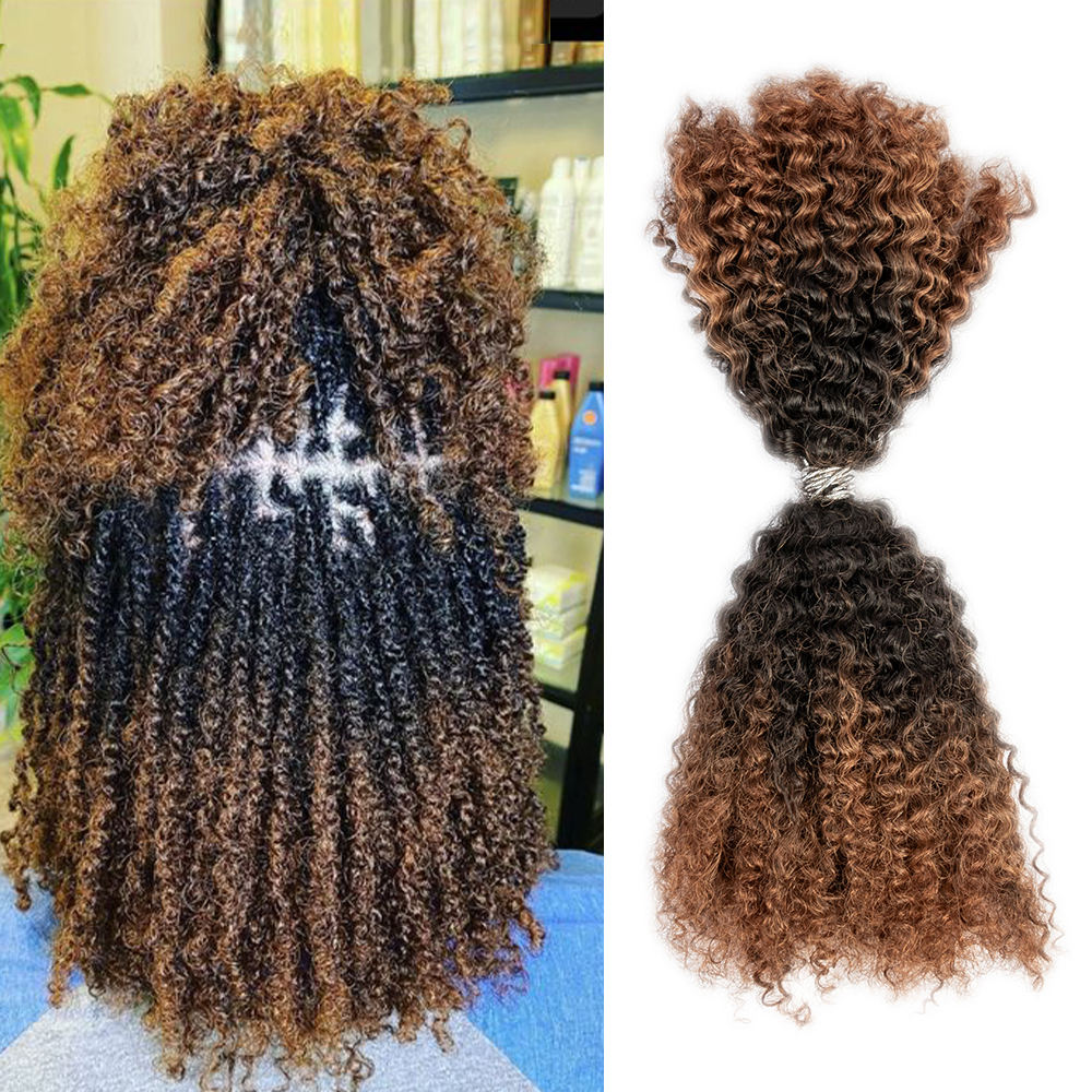 Ombre Hair Extensions Curly Weave Dark Skin FASHION IDOL 34
