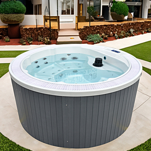 Baignoires de spa hydrothérapeutiques commerciales pour la natation, baignoire autoportante en acrylique pour hôtel, spa, club - Product Image 2