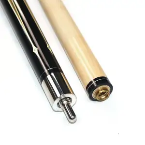 2023 Wholesale Price Superior Billiard Uni lock 2 Pieces 58" Maple Wood Pool Cue 13MM Tip with Linen Thread Grip For Sale