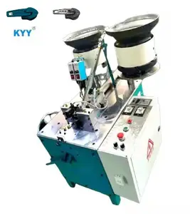 Machine d'assemblage automatique de curseur de goupille de KYY, machines de curseur de fermeture à glissière, fabricant de machine de fabrication de curseur de fermeture à glissière