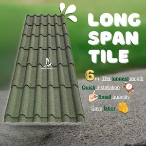 Tejas Metálicas con Recubrimiento <span class=keywords><strong>de</strong></span> Piedra <span class=keywords><strong>de</strong></span> <span class=keywords><strong>6</strong></span> <span class=keywords><strong>Metros</strong></span> <span class=keywords><strong>de</strong></span> Longitud Máxima, Lámina <span class=keywords><strong>de</strong></span> Techo <span class=keywords><strong>de</strong></span> Aluminio y Zinc, Instalación Rápida, Tejas <span class=keywords><strong>de</strong></span> Larga Duración - Product Image 1