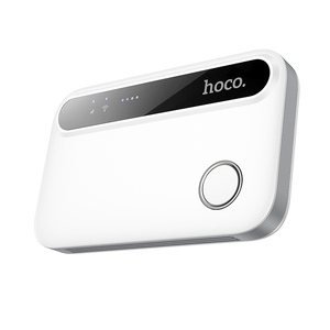 Hoco HI41 Router WiFi Portátil <span class=keywords><strong>Recargable</strong></span> de 150Mbps, Router WiFi 6 4G Móvil con <span class=keywords><strong>SIM</strong></span>, Mini Router WiFi de Bolsillo de 2100 mAh - Product Image 1